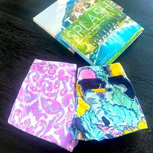 Lot of Lilly Pulitzer shorts size 0 excellent condition 🟦🟪